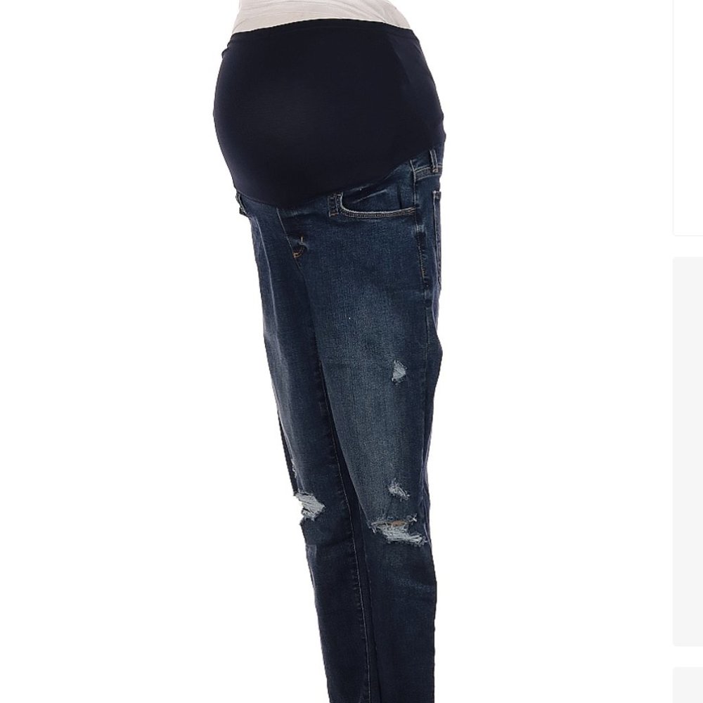 GAP MATERNITY women's blue jean denim pants jeggings size 4 27 27R